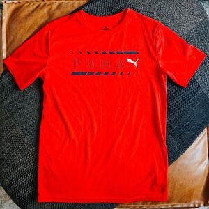 Puma Red Short Sleeve Active Tee (Size XL)